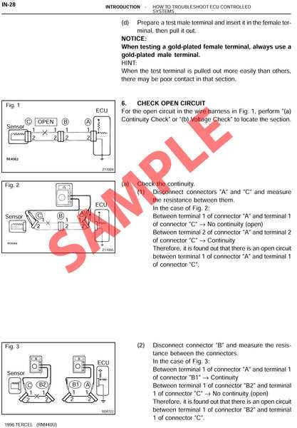 1996 toyota tercel repair manual