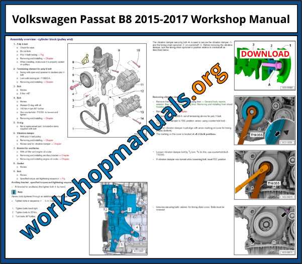 passat b8 repair manual