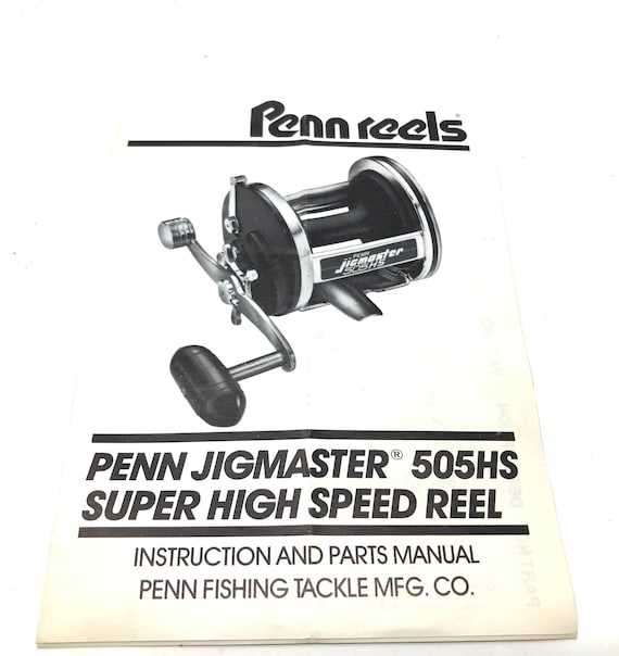 penn fishing reel repair manual