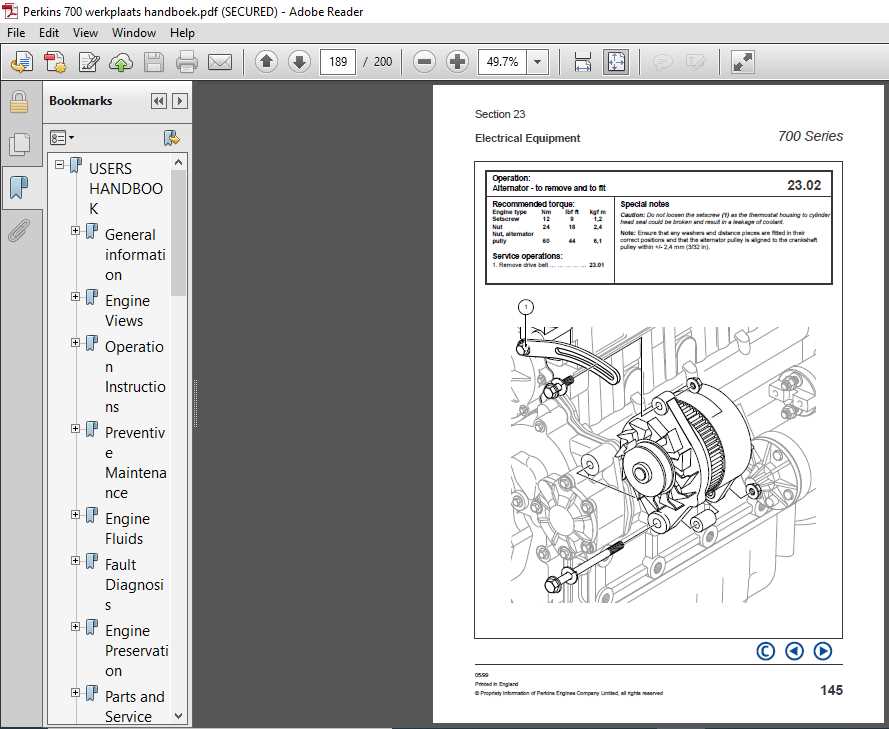 perkins engine repair manual