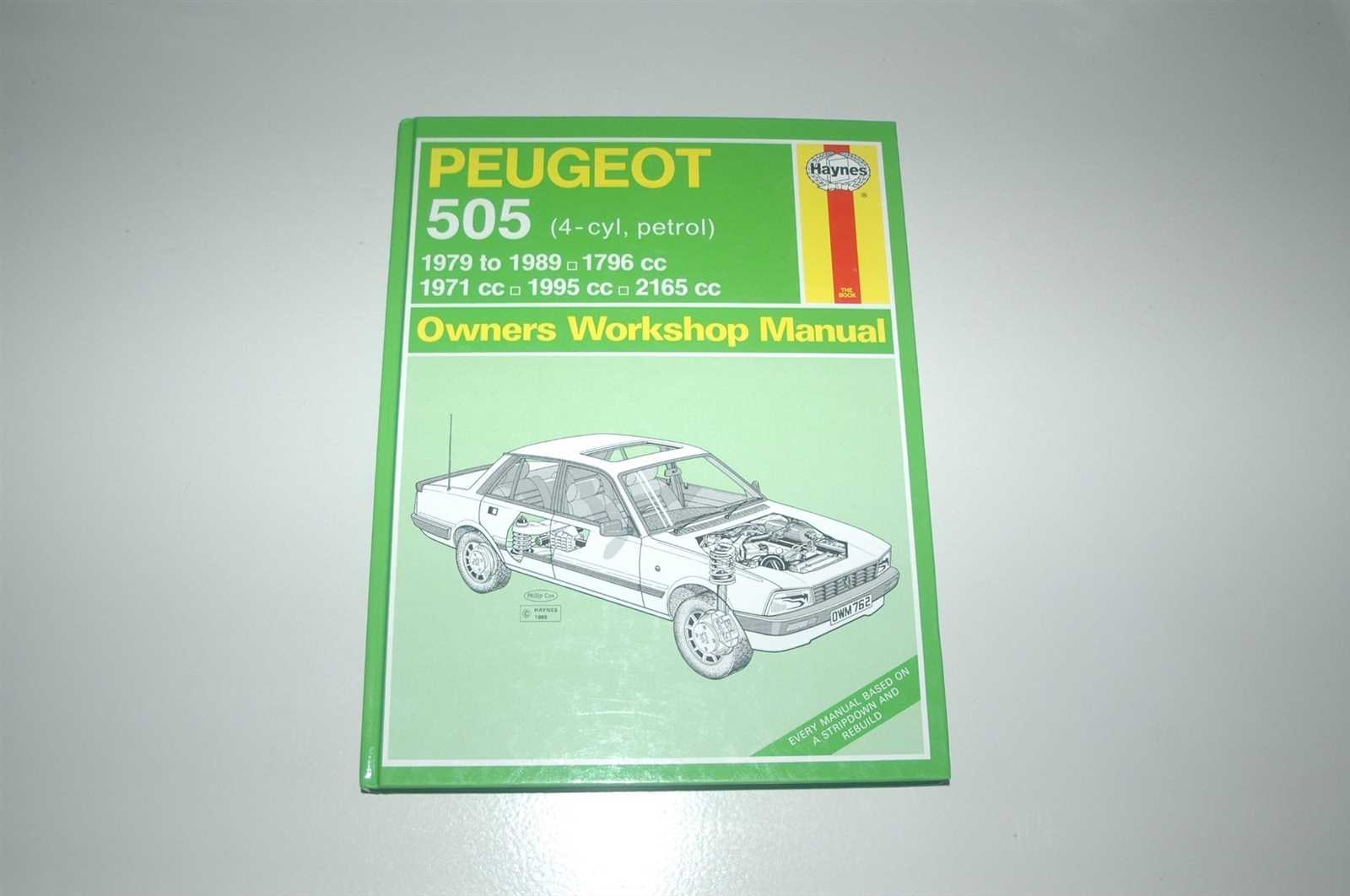 peugeot 505 repair manual