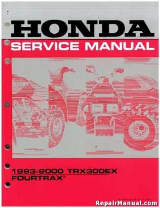 1993 honda fourtrax 300 repair manual