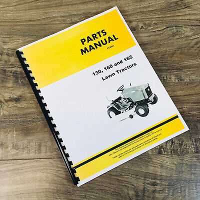 john deere 160 lawn tractor repair manual