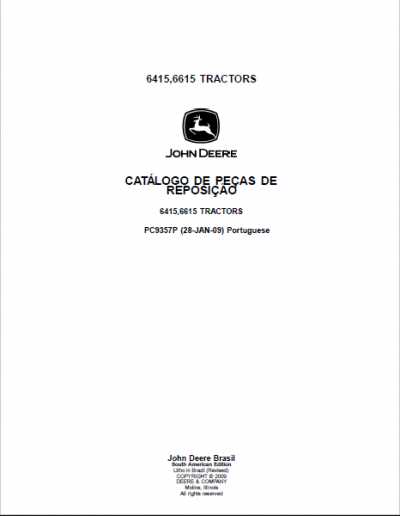 john deere 6615 repair manual