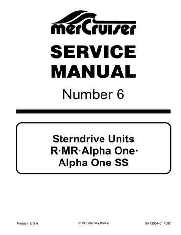 mercruiser outdrive repair manual