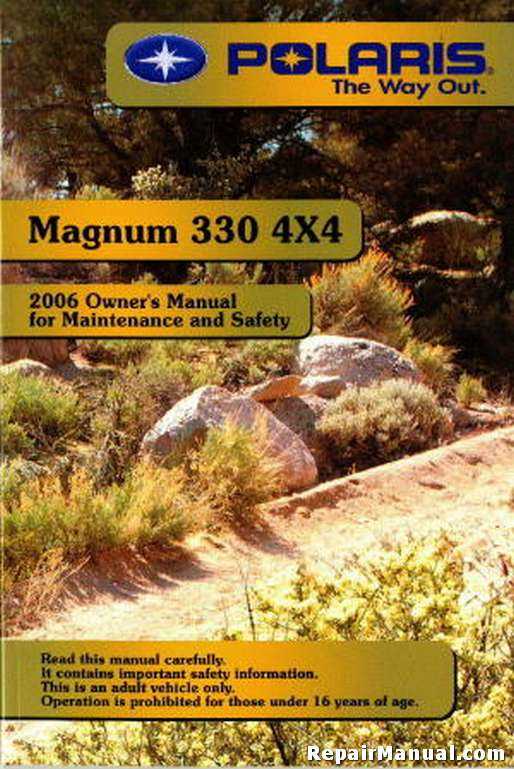 polaris 330 magnum repair manual