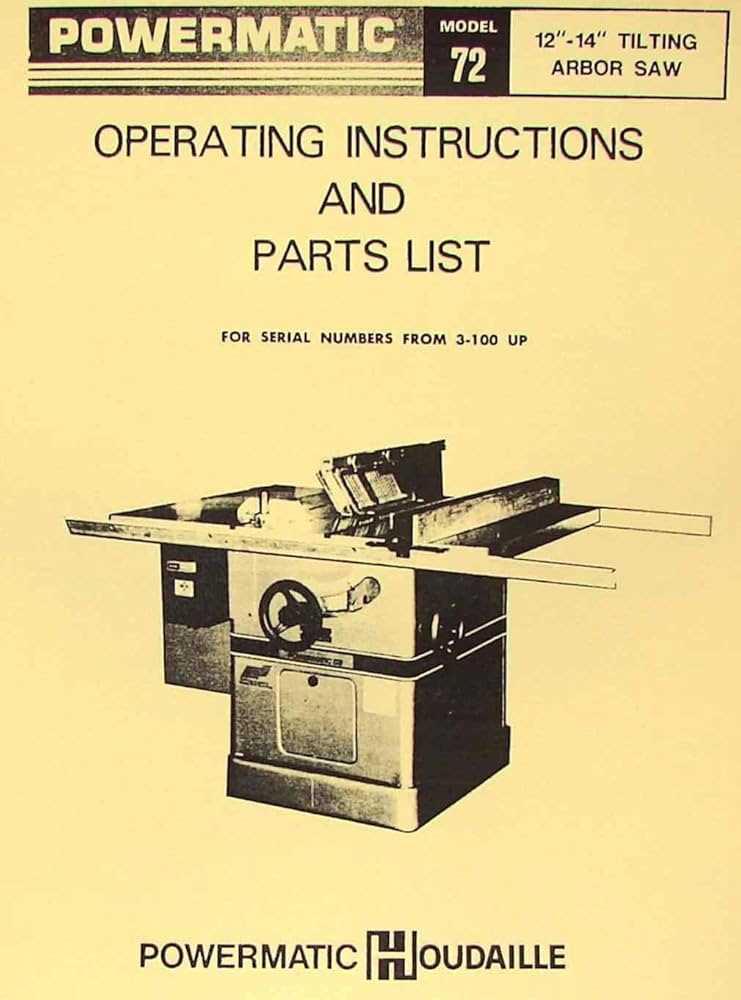 powermatic 3 repair manual