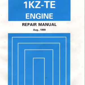 toyota 1kz te engine repair manual