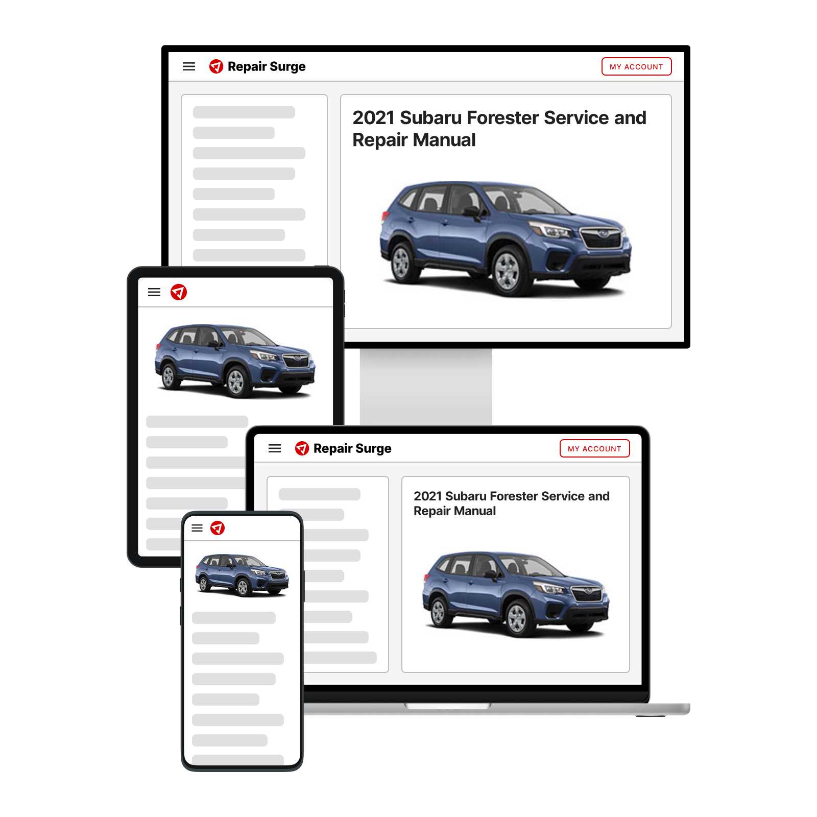 2008 subaru forester repair manual