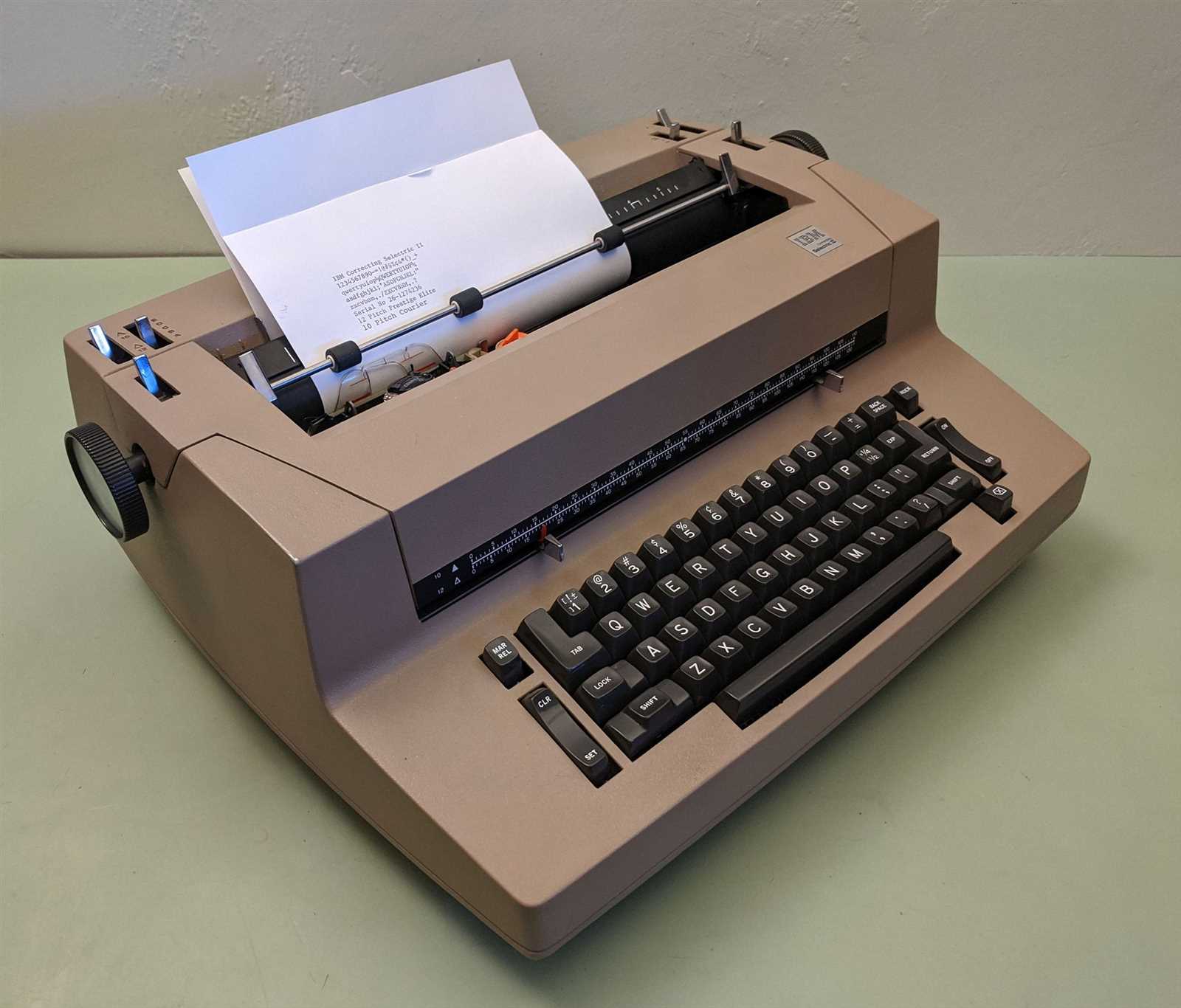 ibm selectric ii repair manual