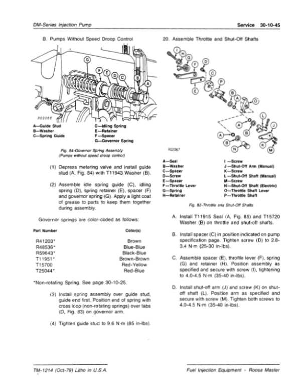 roosa master injector pump repair manual