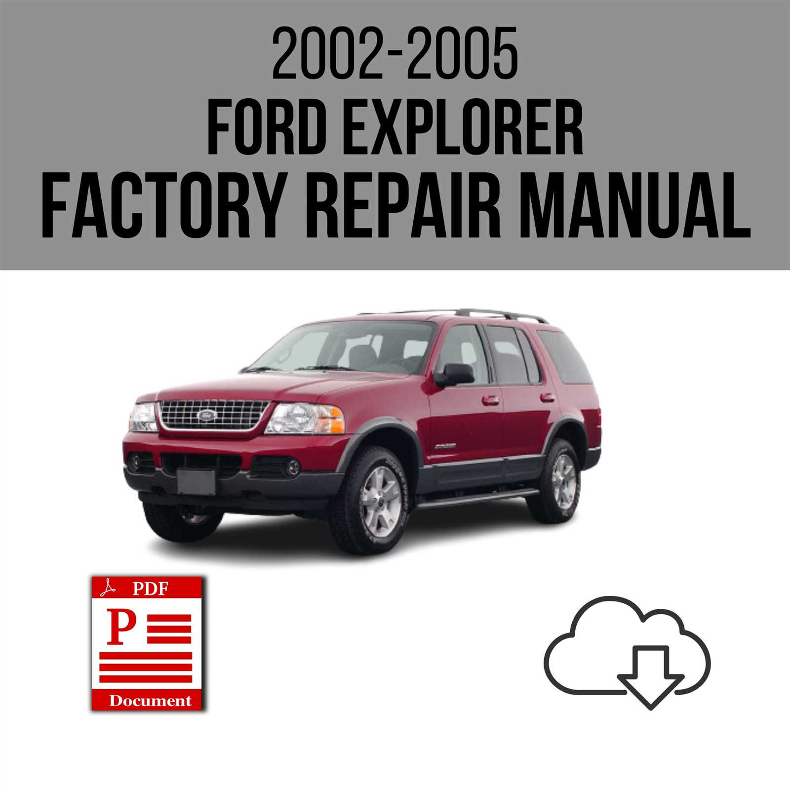 2001 ford explorer repair manual