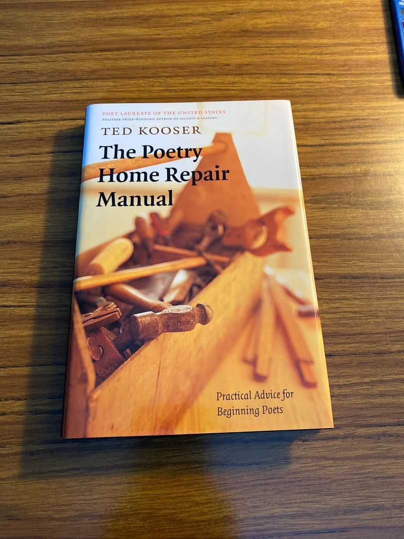 poetry home repair manual