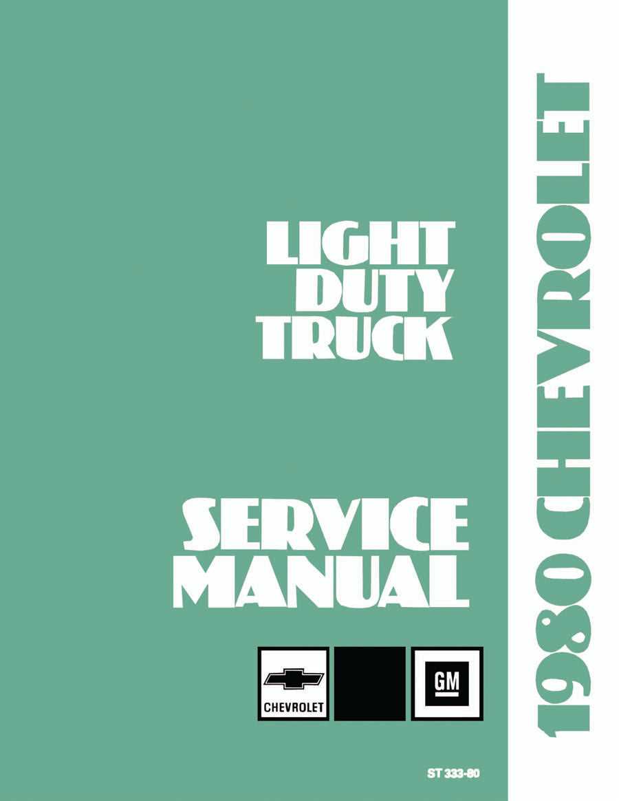 chevy p30 repair manual