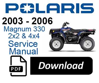 polaris 330 magnum repair manual