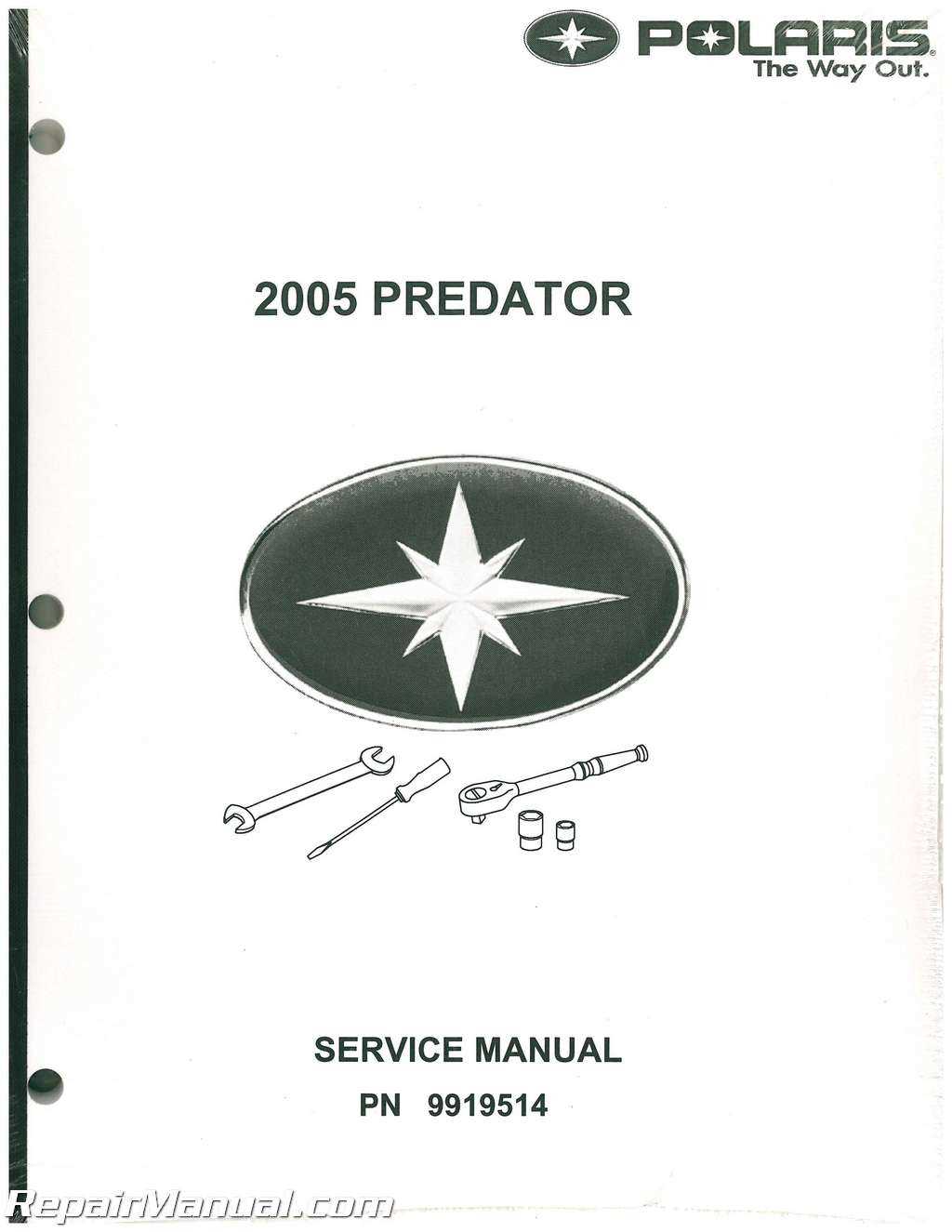 polaris predator 500 repair manual