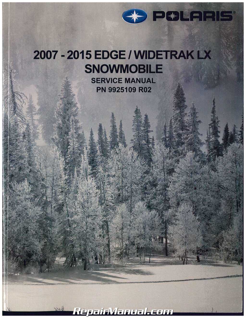 polaris snowmobile repair manual