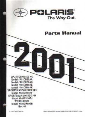 polaris sportsman 500 repair manual