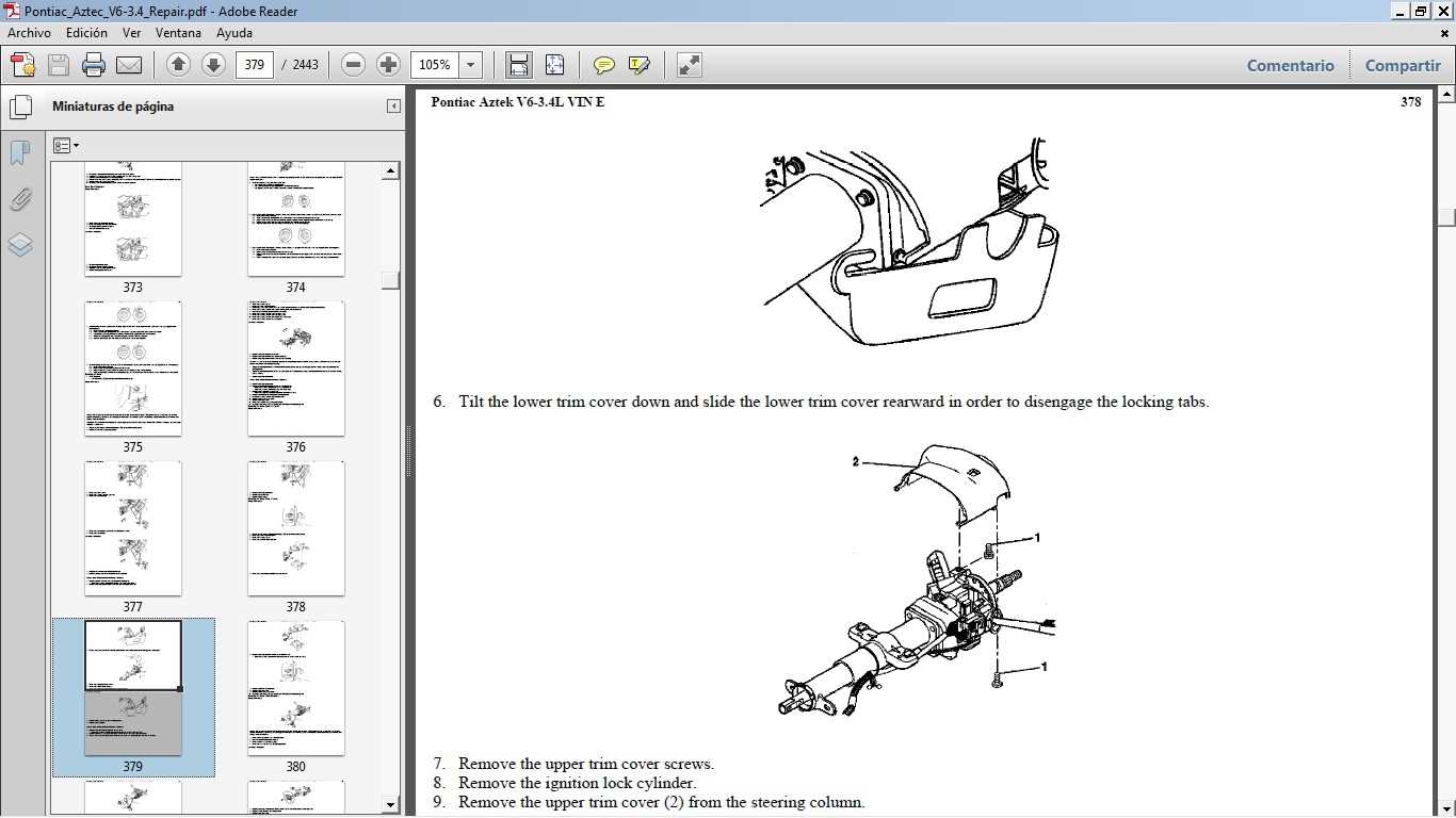 pontiac aztek repair manual