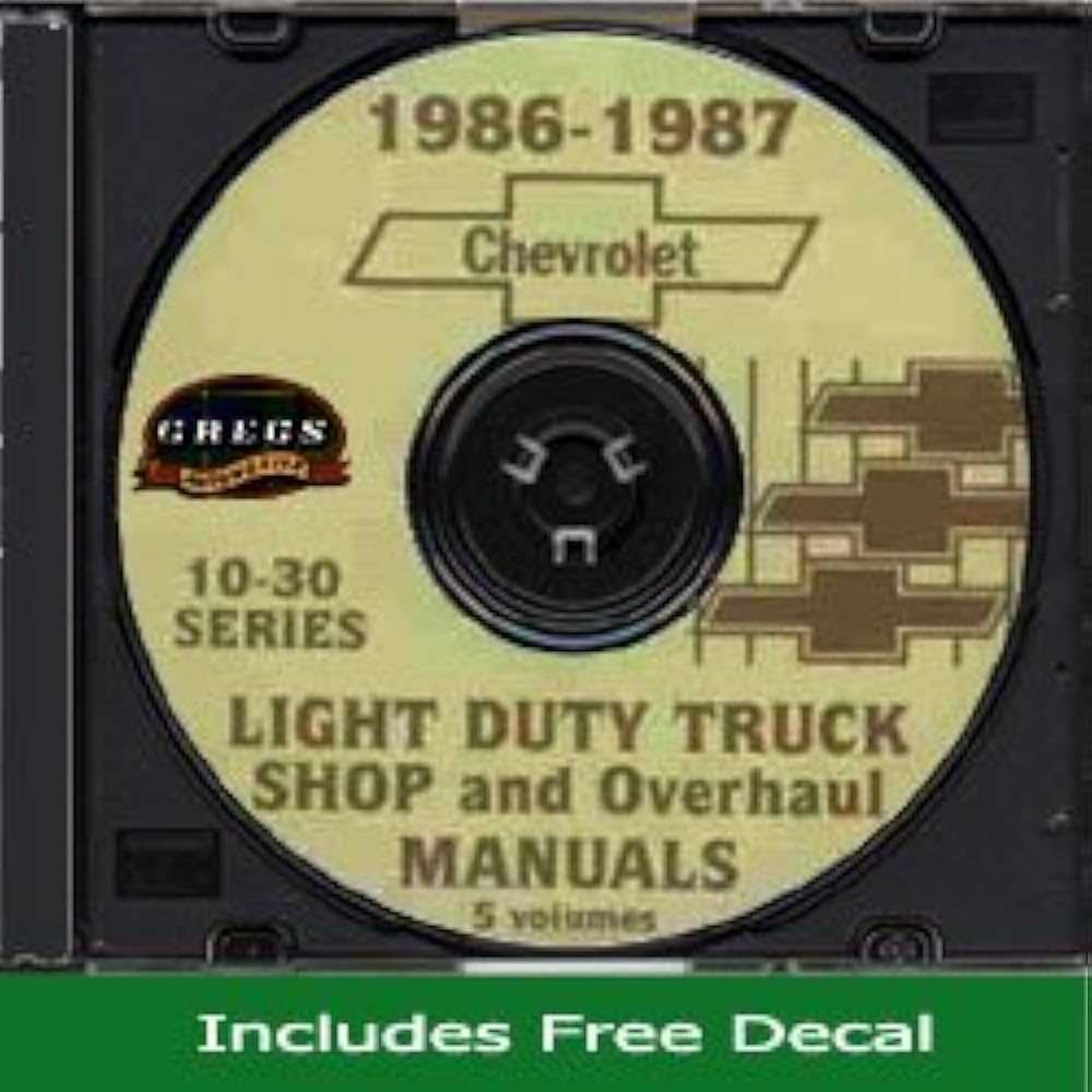 1987 chevy truck repair manual