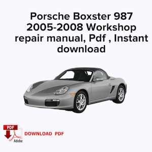 porsche boxster 986 repair manual