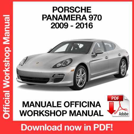 porsche panamera repair manual