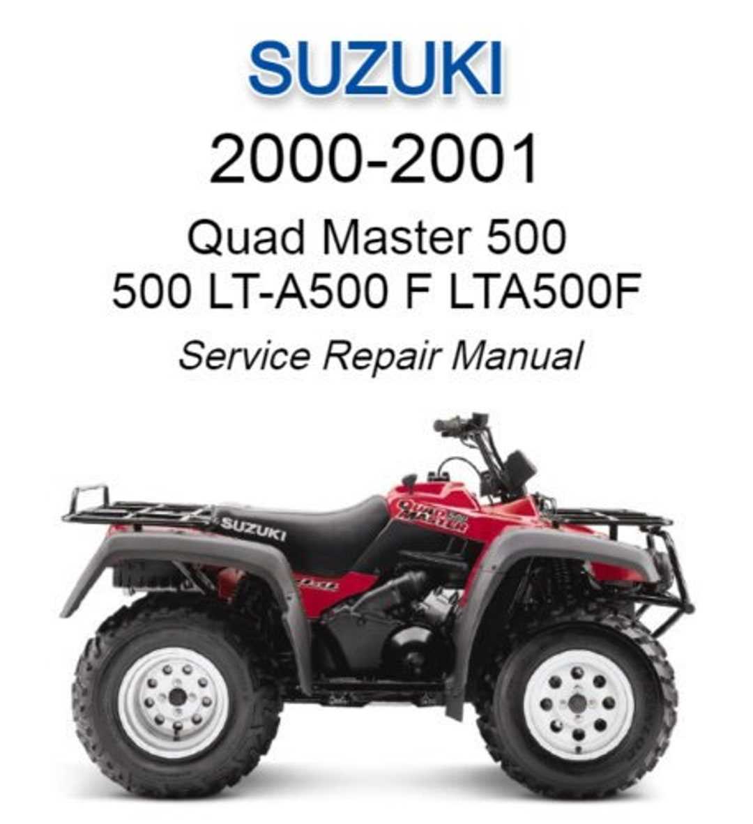 free suzuki atv repair manuals