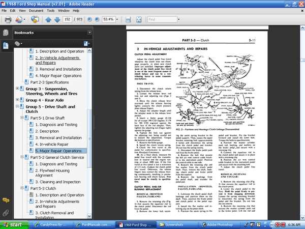 1968 mustang repair manual