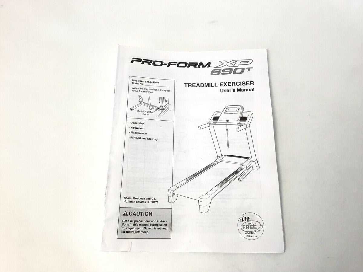 proform elliptical repair manual