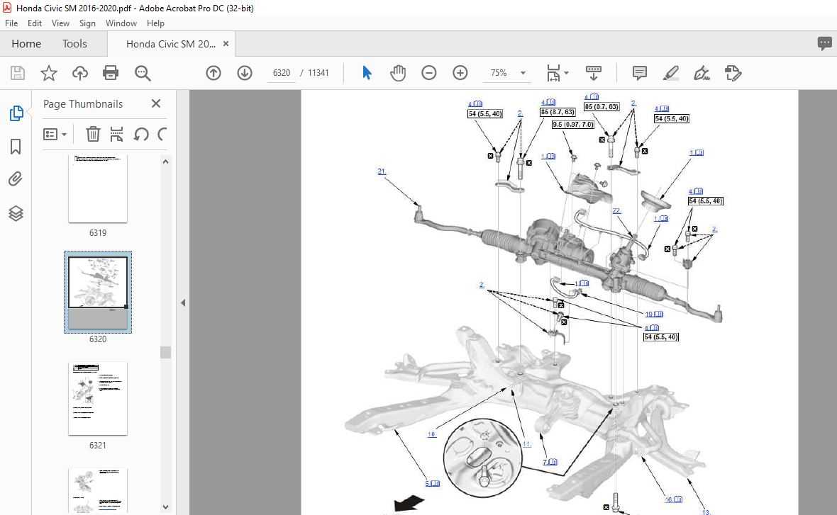 2019 honda civic repair manual