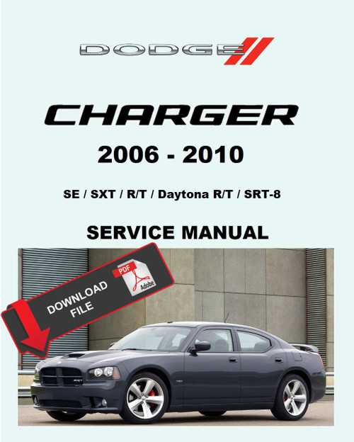 2010 dodge charger repair manual