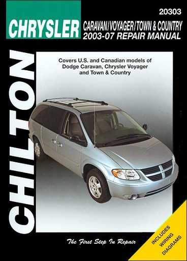 2006 dodge caravan repair manual