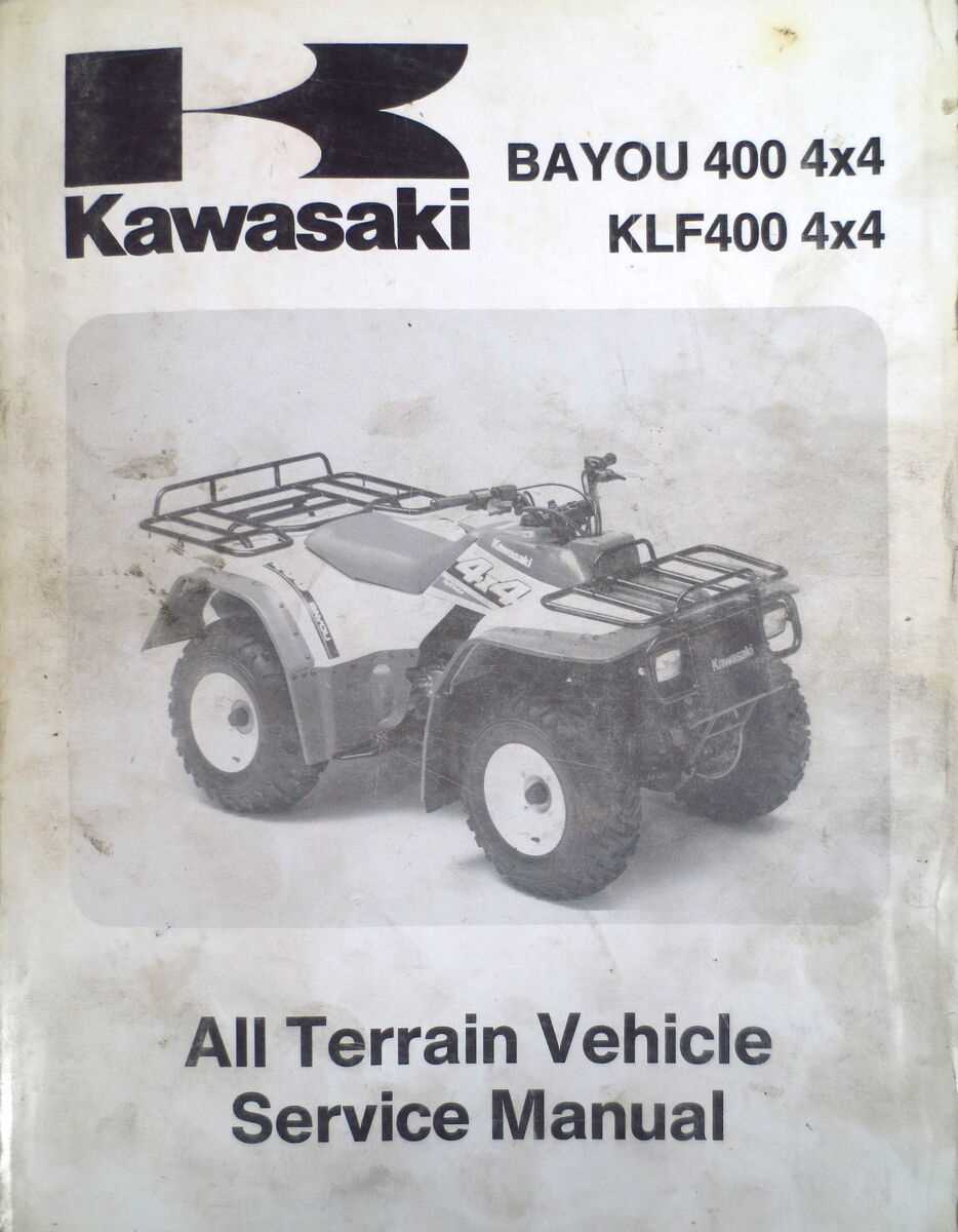 kawasaki bayou 400 repair manual