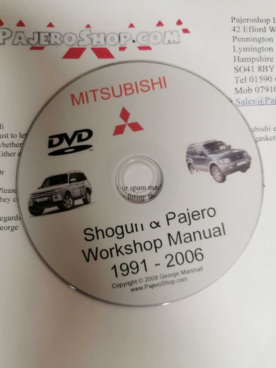 1999 mitsubishi montero repair manual