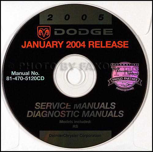 2005 dodge magnum repair manual