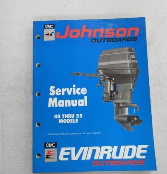 evinrude motor repair manual