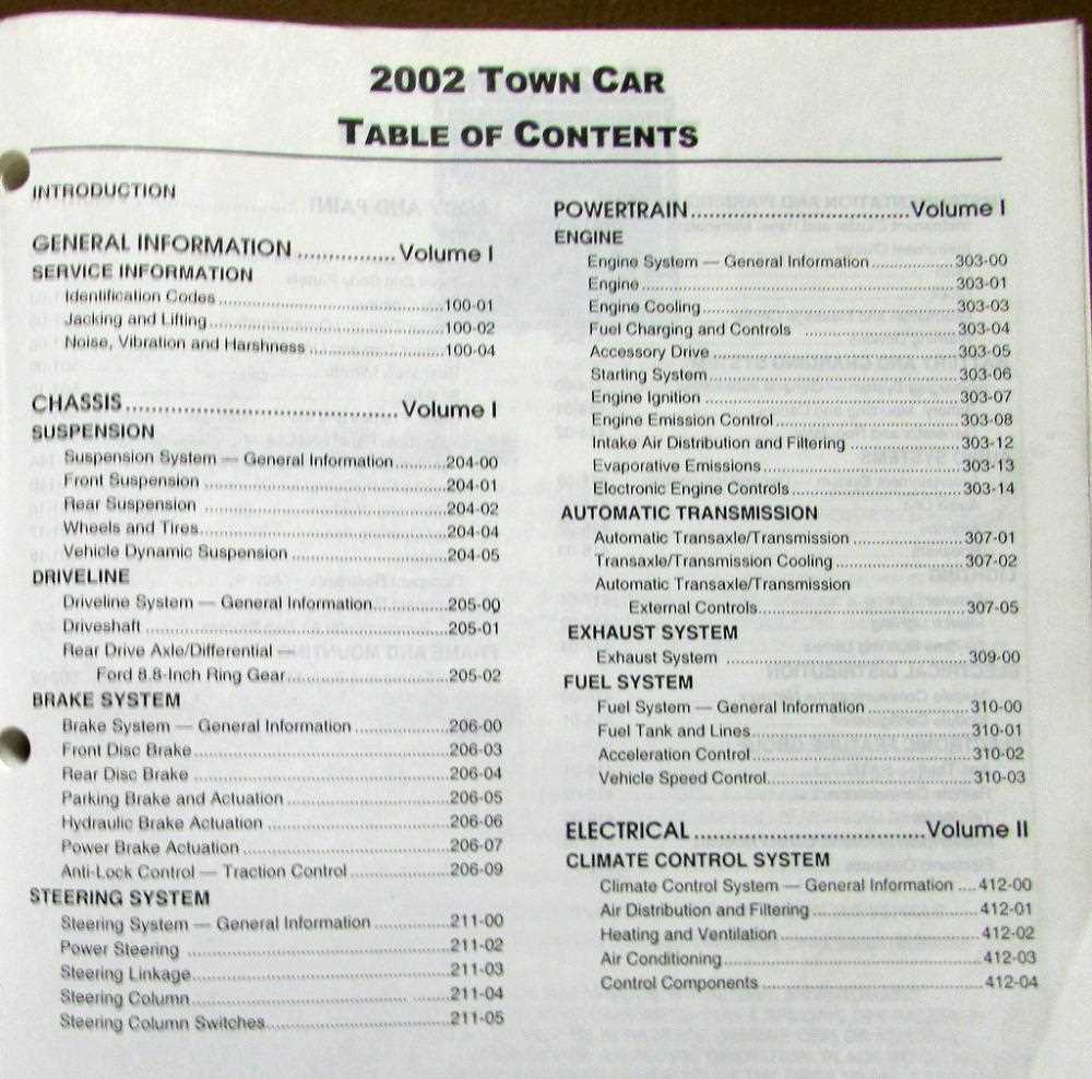 2007 lincoln town car repair manual