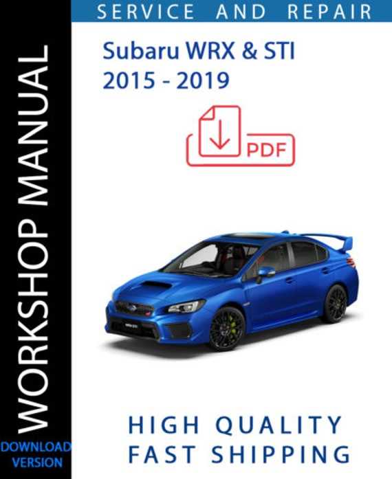 2015 subaru legacy repair manual