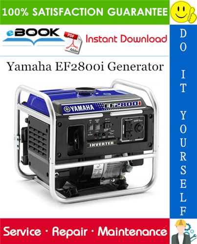 yamaha generator repair manual