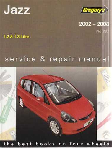 2015 honda fit repair manual