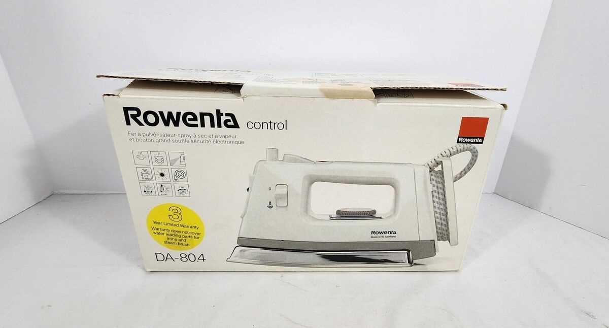 rowenta iron repair manual