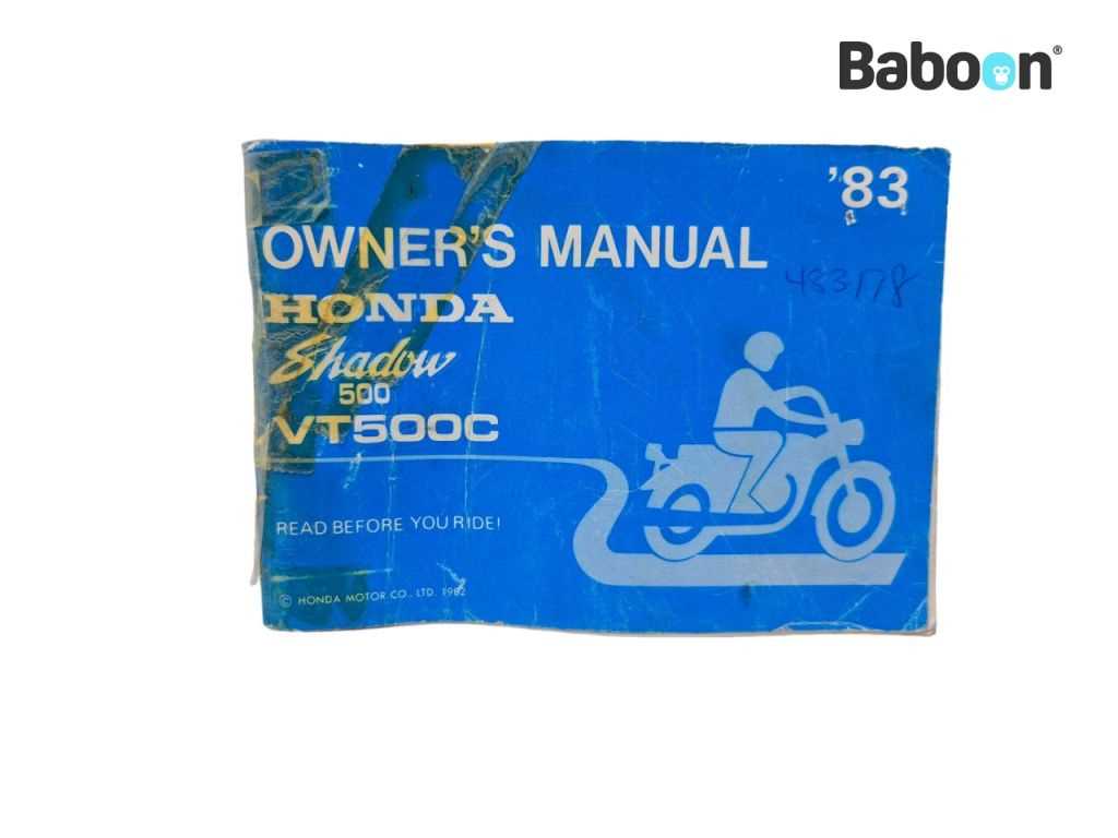 honda shadow repair manual