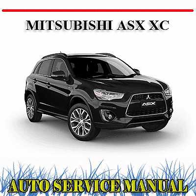 mitsubishi asx repair manual