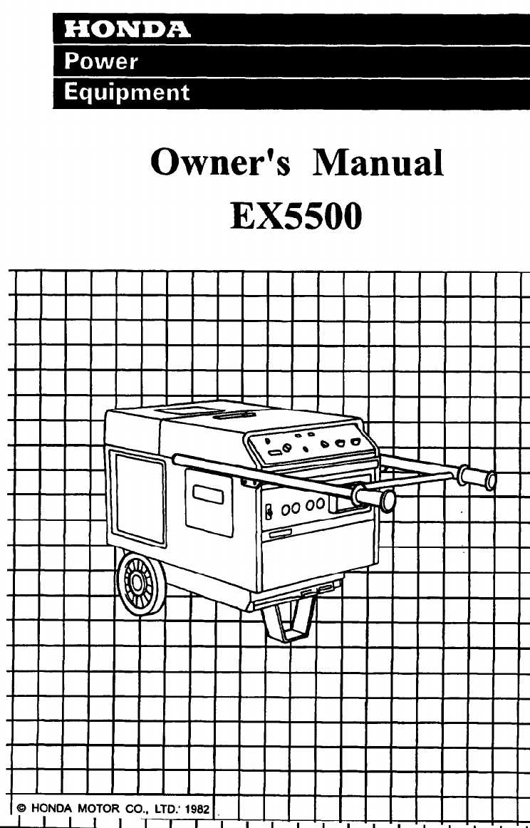 honda ex5500 generator repair manual