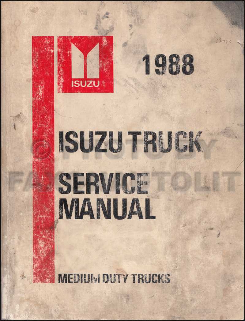 isuzu truck repair manual