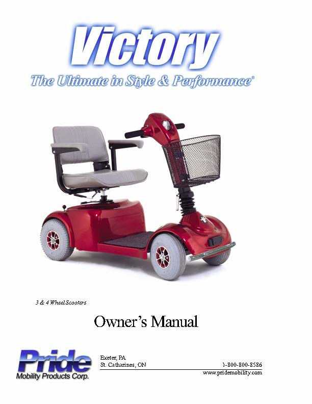 pride legend scooter repair manual