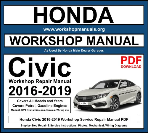 2019 honda civic repair manual