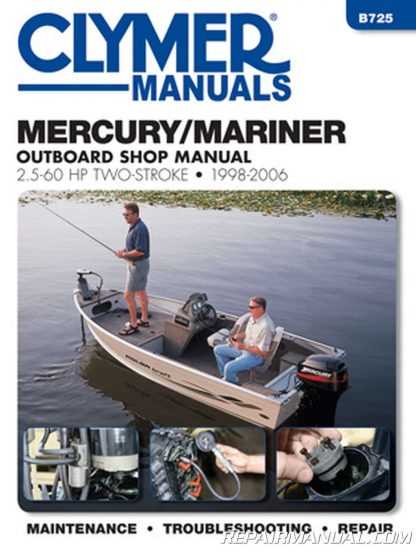 mercury boat motor repair manual