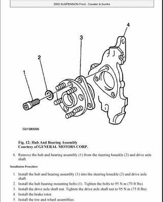 2002 chevrolet cavalier repair manual