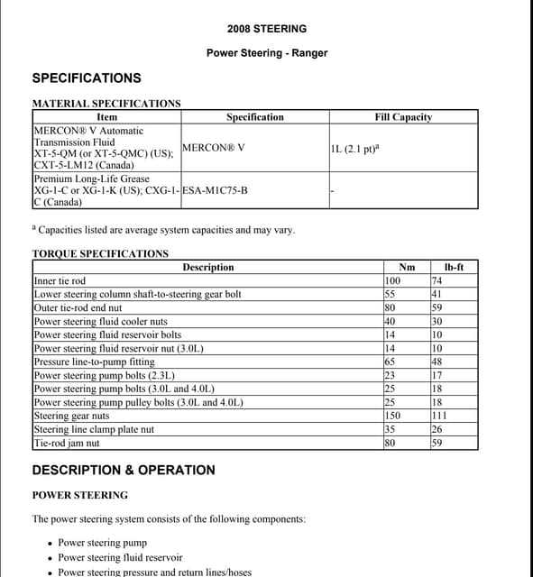 1996 ford ranger repair manual